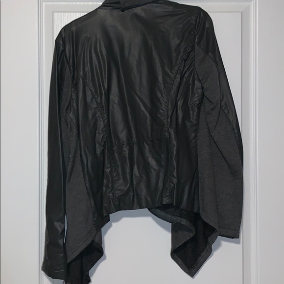 BLANKNYC drape faux leather jacket - Picture 5 of 5